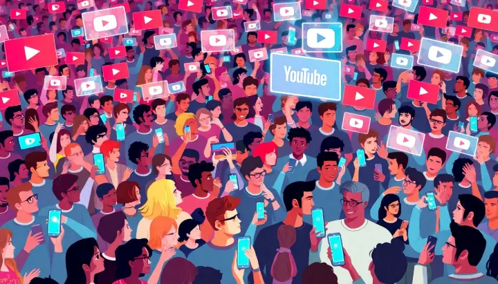 L&#39;audience massive de Youtube